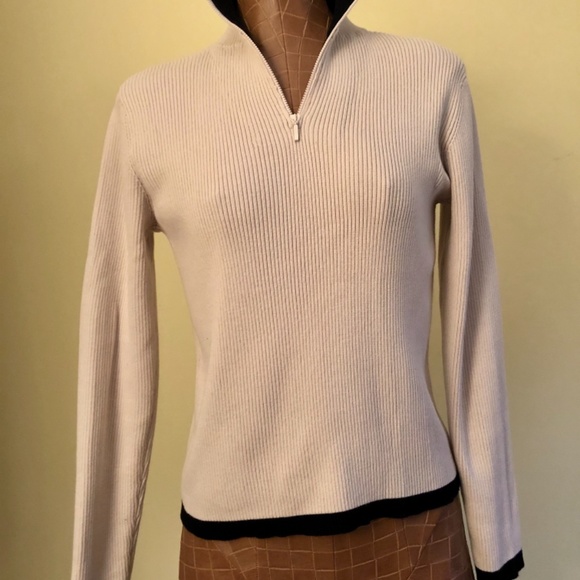 Relativity Front Zip Turtleneck Sweater - Picture 14 of 14